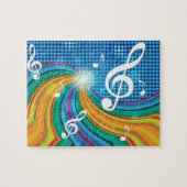 Musik-Illustrationspuzzlespiel Puzzle (Horizontal)