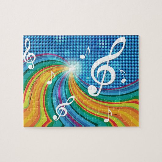 Musik-Illustrationspuzzlespiel Puzzle (Horizontal)