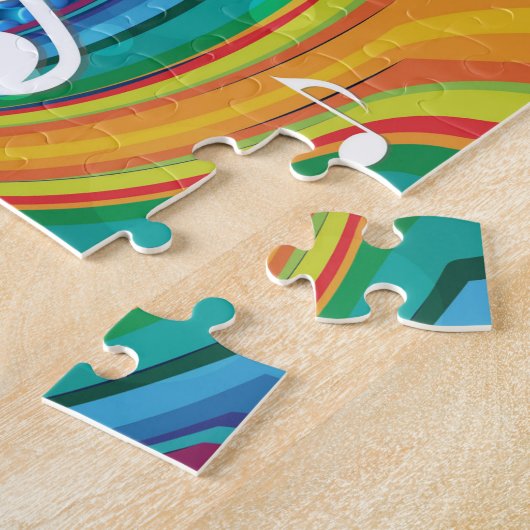 Musik-Illustrationspuzzlespiel Puzzle (Seite)