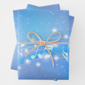 Musik im Hintergrund Geschenkpapier Set (Beispiel)