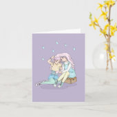 Musik im Regen Karte (Gelbe Blume)