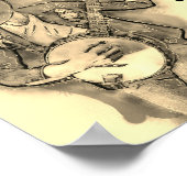 Musik im Soul-Poster Poster (Ecke)