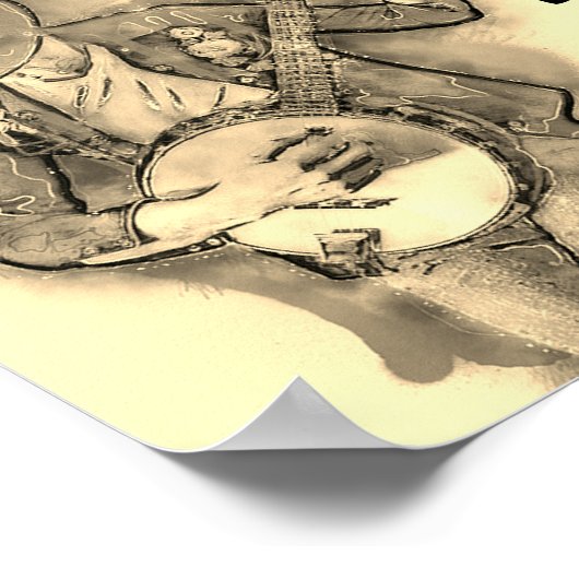 Musik im Soul-Poster Poster (Ecke)