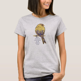 Musik im Soul Quote & Musiknote Bird T-Shirt
