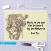 Musik im Soul-Tissue-Papier Seidenpapier (Handwerk)