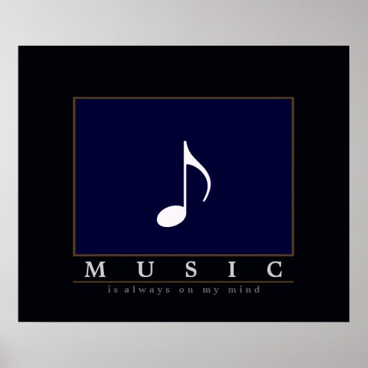 Musik, immer im Kopf Poster (Vorne)