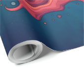 Musik in Bewegung, das gebogene Klavier.  Geschenkpapier (Rolleneckpunkt)