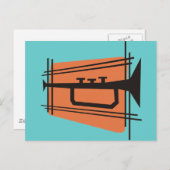 Musik in Brass Postkarte (Vorne/Hinten)