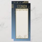 Musik in der Air Bar Mitzvah Programmkarte Programm (Vorne/Hinten)