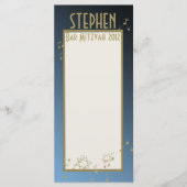 Musik in der Air Bar Mitzvah Programmkarte Programm (Vorderseite)