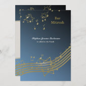 Musik in der Luft Einladung (Vorne/Hinten)