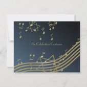 Musik in der Luft Einladung (Rückseite)