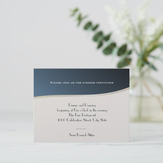 Musik in der Luft Einladung (Stehend Vorderseite)