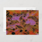 MUSIK IN DER LUFT POSTKARTE (Vorne/Hinten)