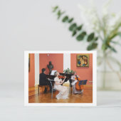 Musik in einem großen russischen Saal Postkarte (Stehend Vorderseite)