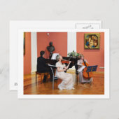 Musik in einem großen russischen Saal Postkarte (Vorne/Hinten)