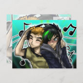 Musik in meinem Leben Postkarte (Vorne/Hinten)