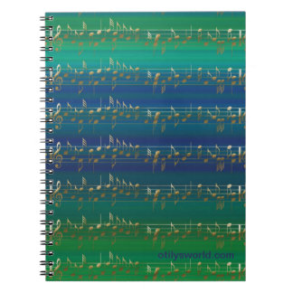 MUSIK IN MEINEM SOUL NOTEBOOK NOTIZBLOCK