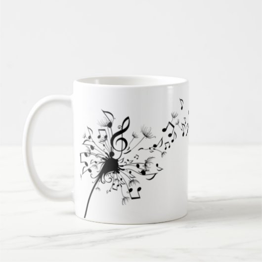 Musik in meiner Schale Kaffeetasse (Links)