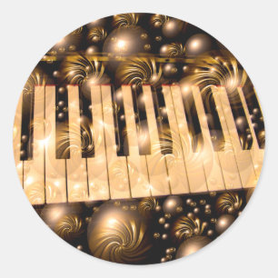 Musik in mir, Musik in dir_ Runder Aufkleber