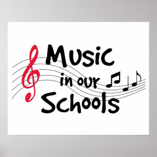 Musik in unseren Schulen Poster