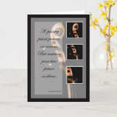 Musik Inspiration oder Bass Karte (Gelbe Blume)