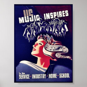 Musik Inspiriere Poster