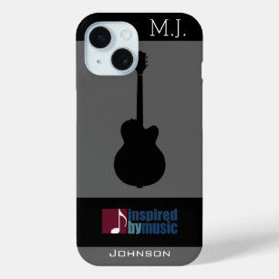 Musik inspiriert / Gitarre iPhone 15 Hülle