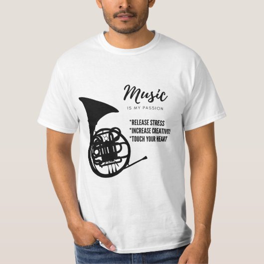 Musik, Instrument T-Shirt (Vorderseite)