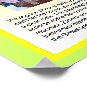 Musik, Instrumente, Zither Player Poster (Ecke)