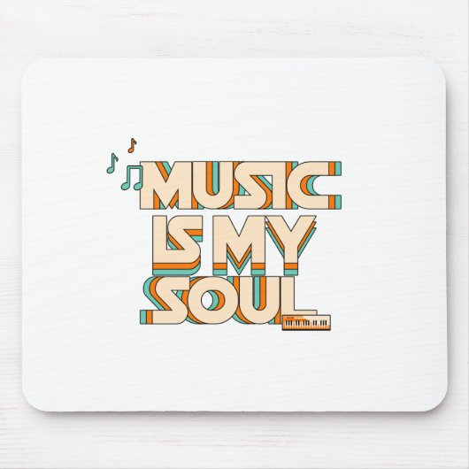Musik Is My Soul Mousepad (Vorne)