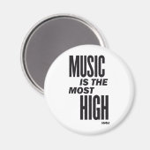 Musik ist am höchsten magnet (Vorderseite/Rückseite)