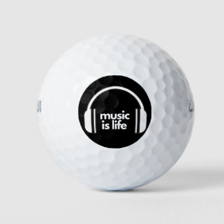 Musik ist das Leben des Golfballs Golfball