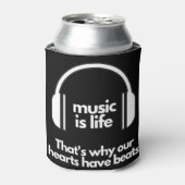 Musik ist das Leben Dosenkühler (Kanne Vorderseite)