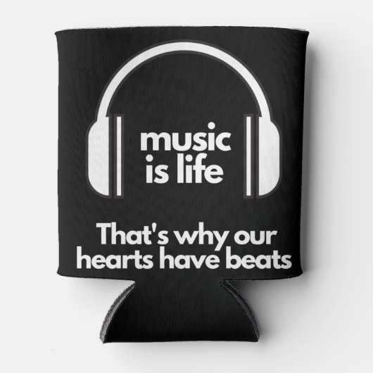 Musik ist das Leben Dosenkühler (Vorderseite)