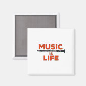 Musik ist das Leben Magnet (Vorderseite/Rückseite)