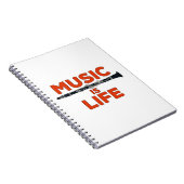 Musik ist das Leben Notizblock (Rechte Seite)