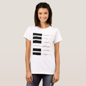 Musik ist das, was Gefühle wie Shirt hören (Vorne ganz)