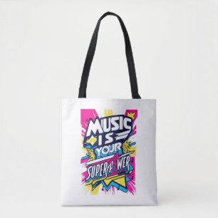 Musik ist deine Superkraft Tasche