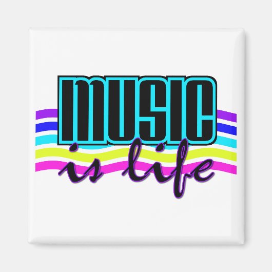 Musik ist der Lebensmagnet Magnet (Vorne)
