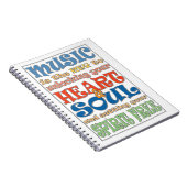 Musik ist der Schlüssel Notizblock (Rechte Seite)