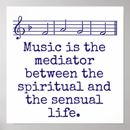 Musik ist der Vermittler - Musikangebot Poster (Vorne)