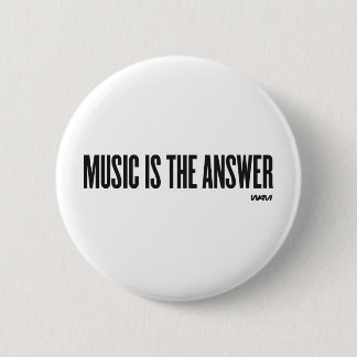 Musik ist die Antwort Button