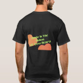 Musik ist die Gewerkschaft von zwei Herzen T-Shirt (Rückseite)