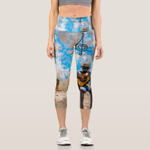 Musik ist die Medizin des Geistes Capri Leggings