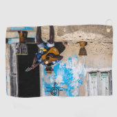 Musik ist die Medizin des Geistes Golfhandtuch (Horizontal)