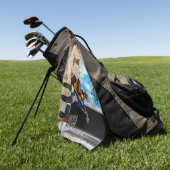 Musik ist die Medizin des Geistes Golfhandtuch (Gras)