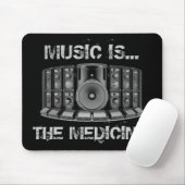 MUSIK IST DIE MEDIZIN! MOUSEPAD (Mit Mouse)