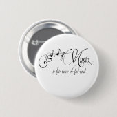 Musik ist die Stimme des Souls Button (Vorne & Hinten)