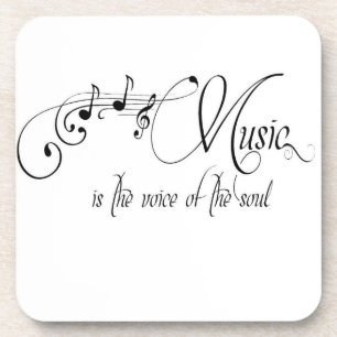 Musik ist die Stimme des Souls Untersetzer